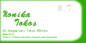 monika tokos business card
