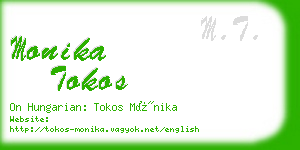 monika tokos business card